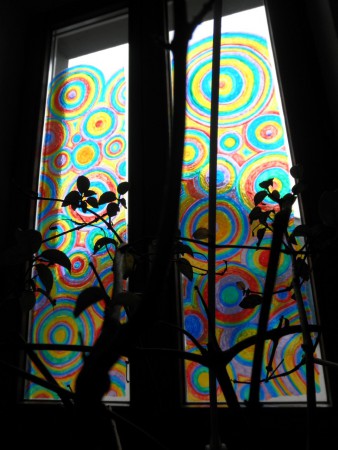 Window Colors im 2. Stock Westseite im Atelier Gartenstrasse, 2013