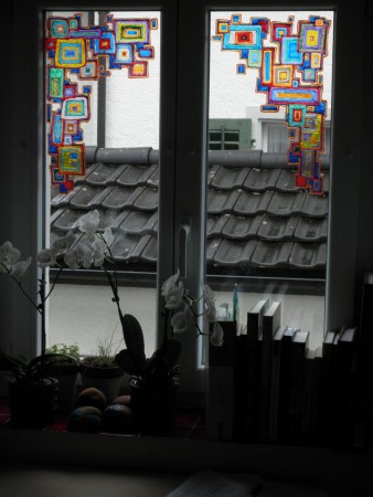 Window Colors im 1. Stock Ostseite im Atelier Gartenstrasse, 2013
