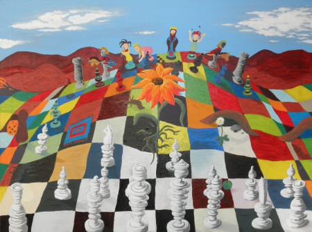"Rules and freedom" Acryl auf Leinwand 60 x 80, 2010-'14